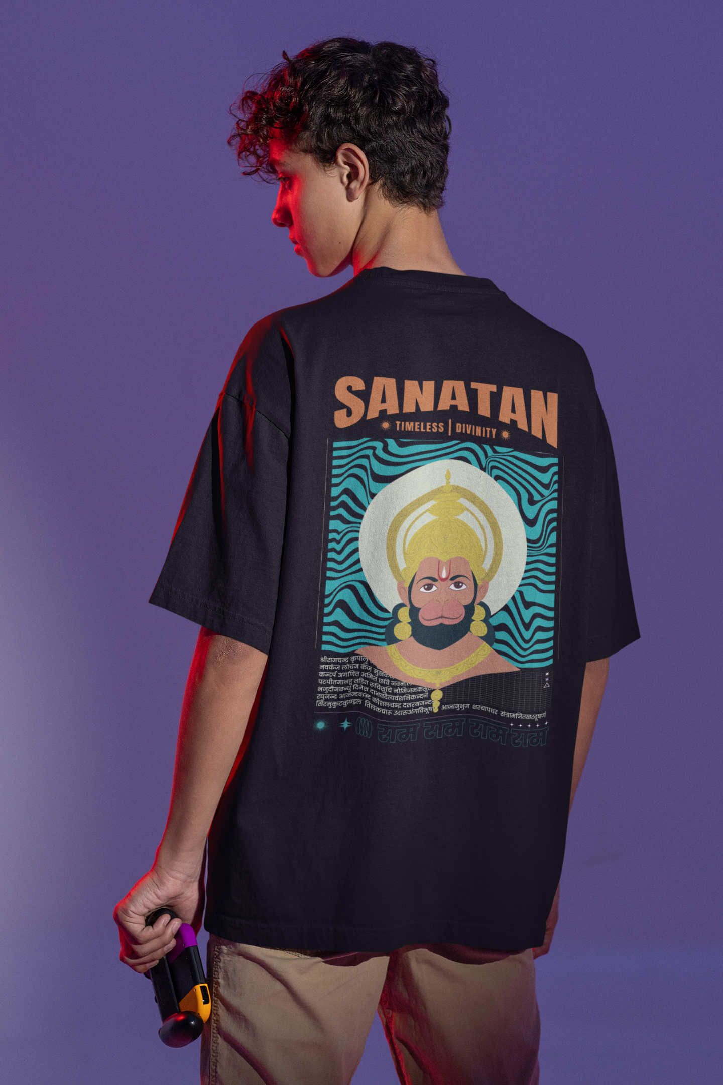 Sanatan Hanuman | Unisex Oversized T-Shirt