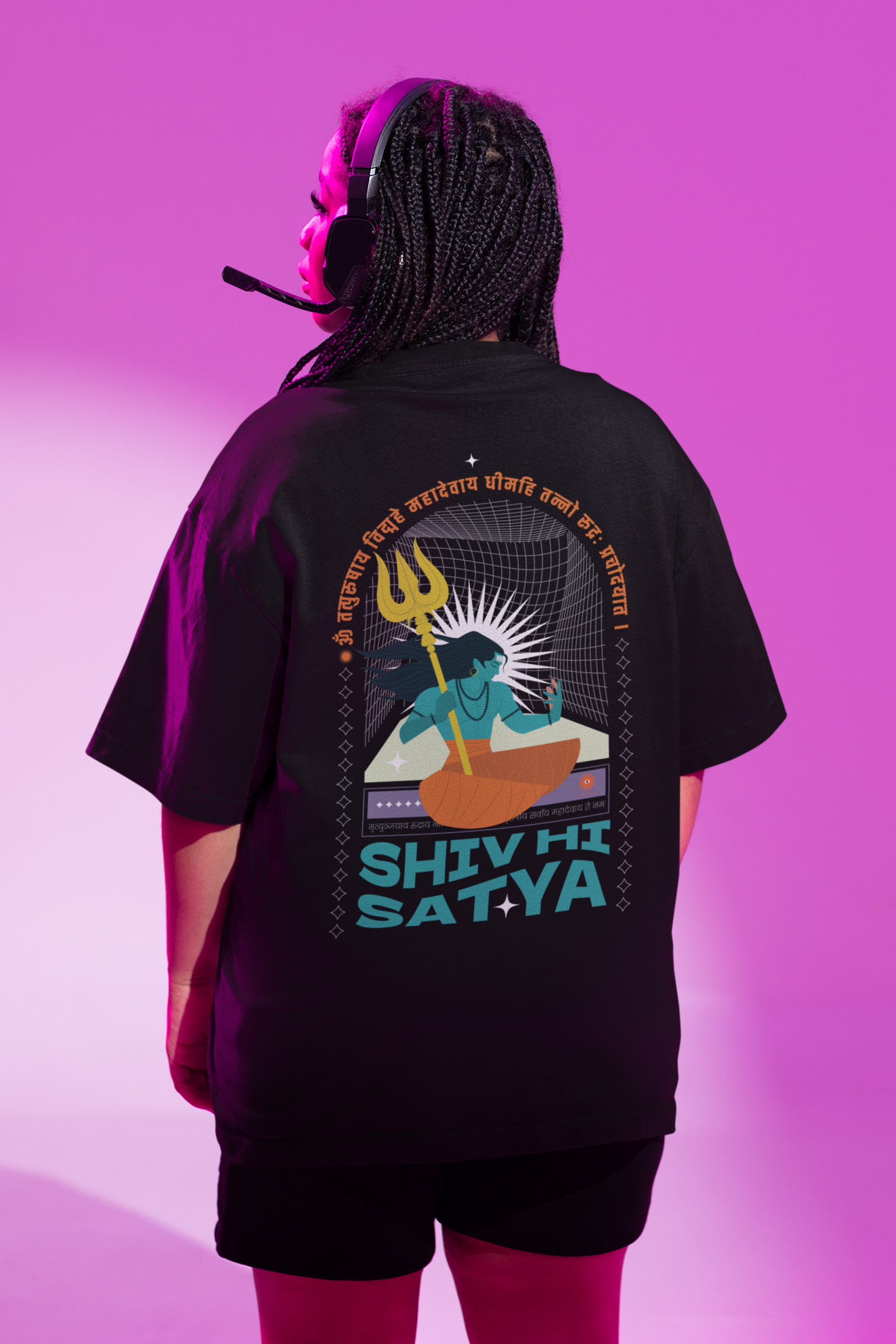 Shiv Hi Satya | Unisex Oversized T-Shirt