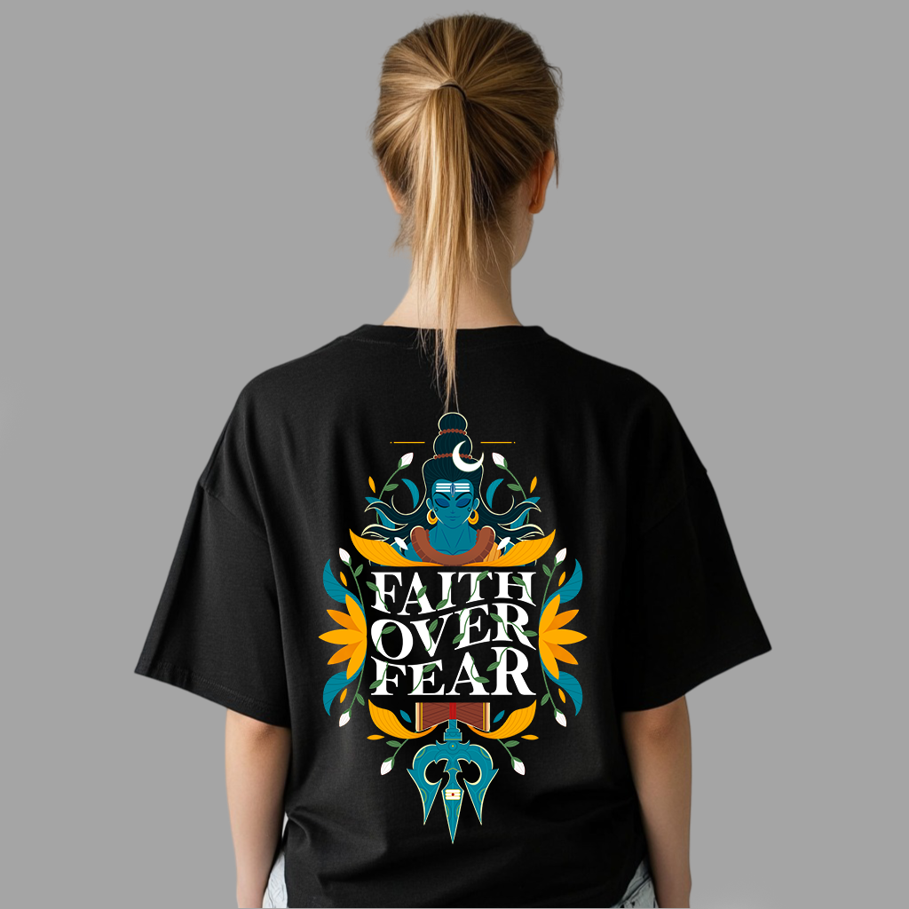 Faith Over Fear | Unisex Oversized T-Shirt
