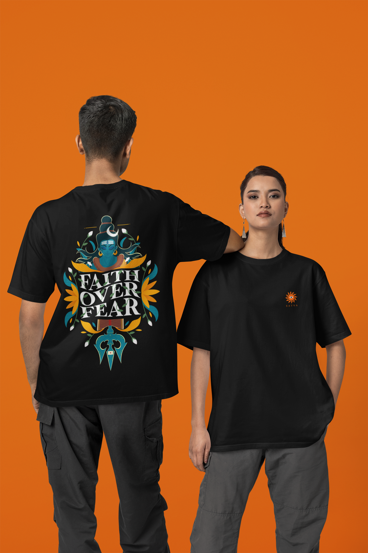 Faith Over Fear | Unisex Oversized T-Shirt