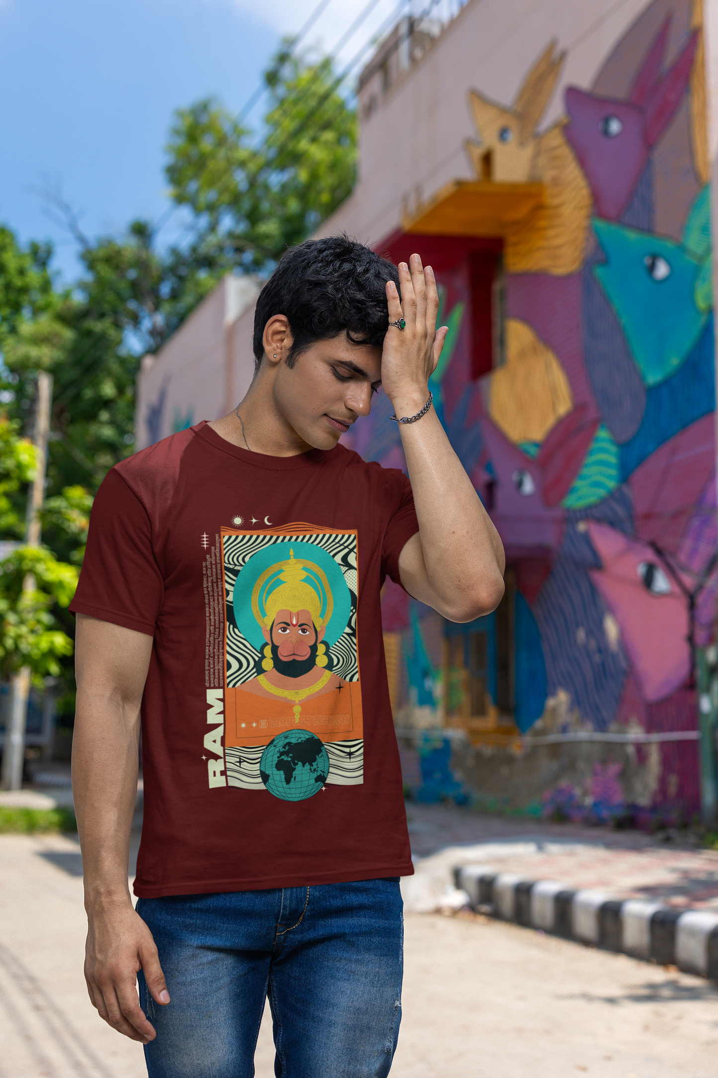 Bajrangbali | Unisex Short Sleeve T Shirt